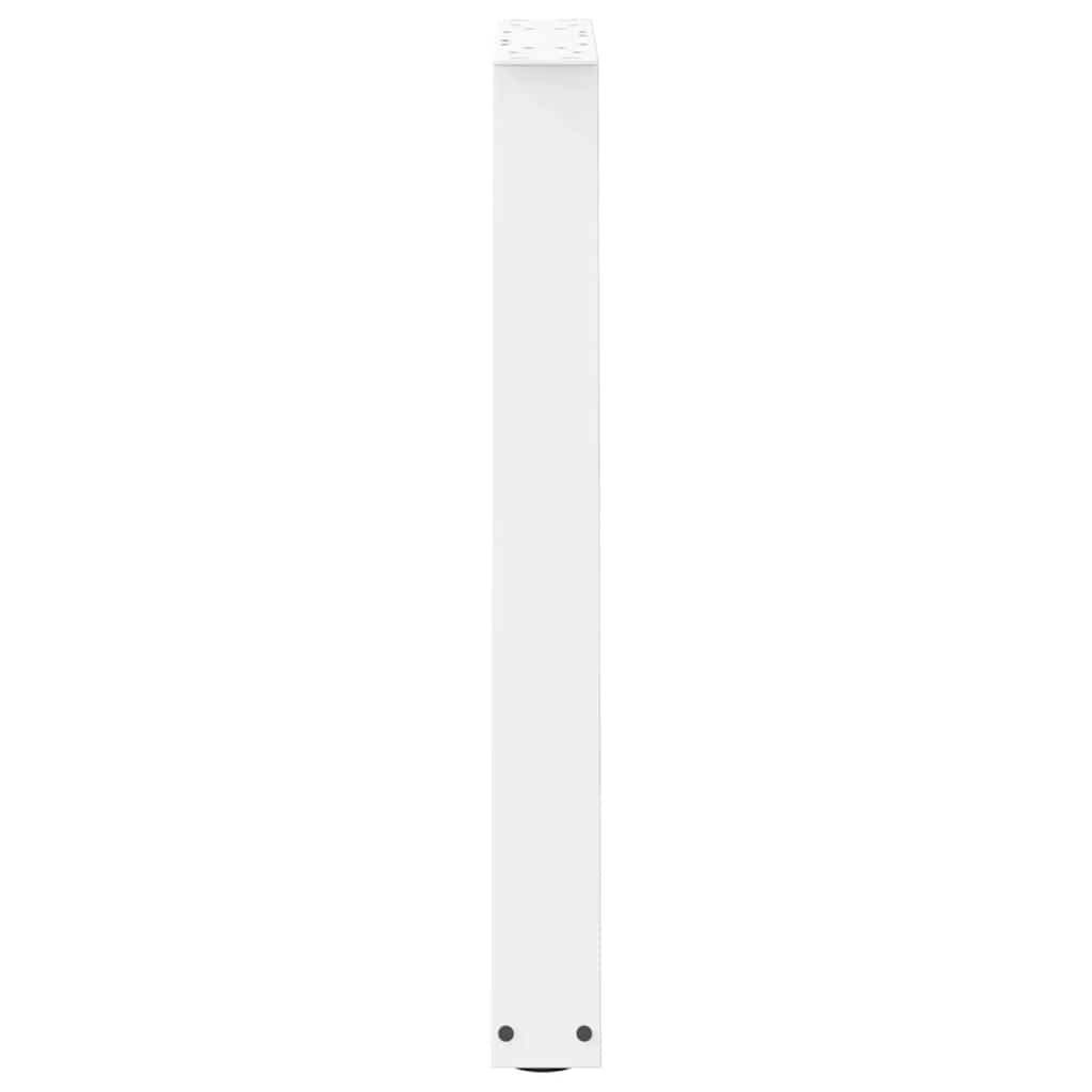 2 db fehér, V-alakú étkezőasztal láb 60 x (72-73,3) cm acél étkezőasztalhoz