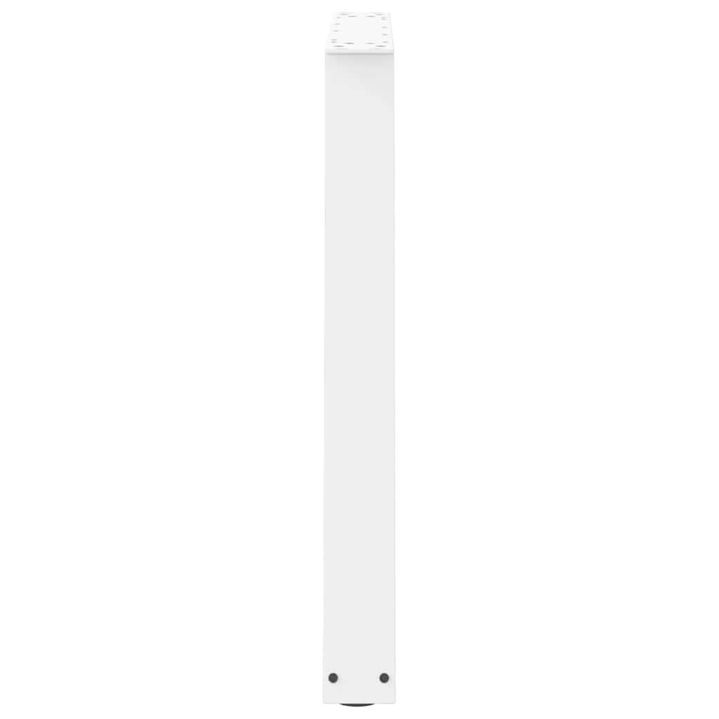 2 db fehér, V-alakú étkezőasztal láb 70 x (72-73,3) cm acél étkezőasztal láb