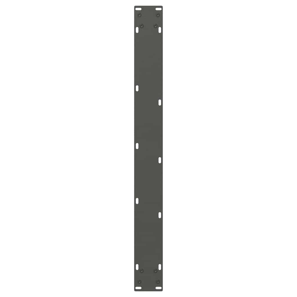 2 db antracitszürke, V-alakú acél étkezőasztalláb 70 x (72-73,3) cm