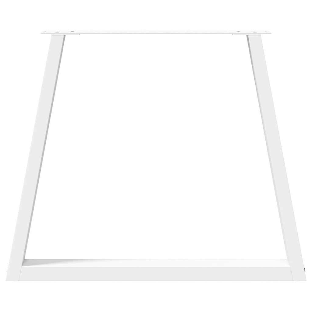 3 db fehér, V-alakú étkezőasztal láb 70 x (72-73,3) cm acél étkezőasztal láb