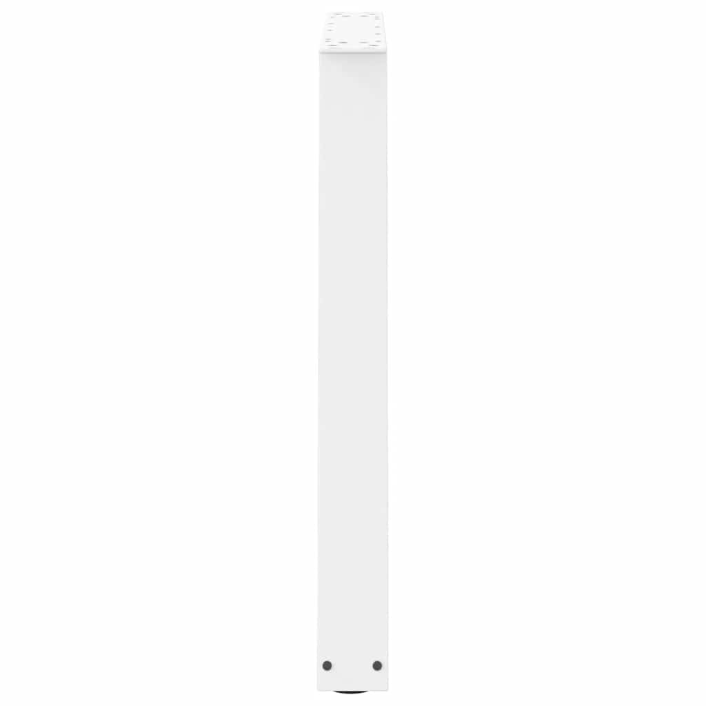3 db fehér, V-alakú étkezőasztal láb 70 x (72-73,3) cm acél étkezőasztal láb