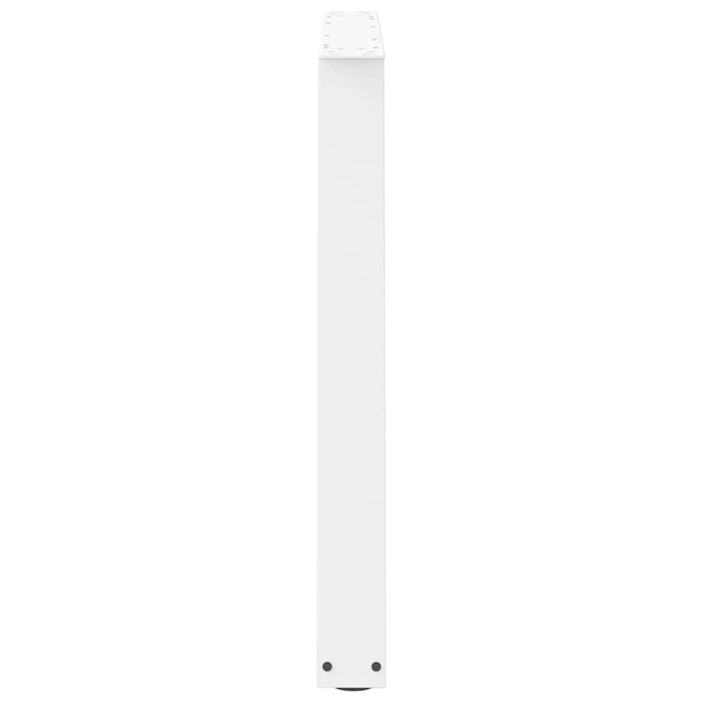 3 db fehér, V-alakú étkezőasztal láb 90 x (72-73,3) cm acél étkezőasztal láb