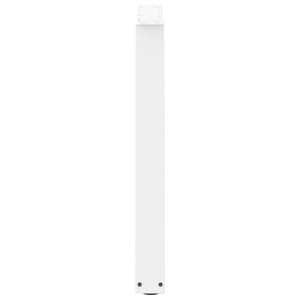 3 db fehér, V-alakú étkezőasztal láb 100 x (72-73,3) cm acél étkezőasztal láb