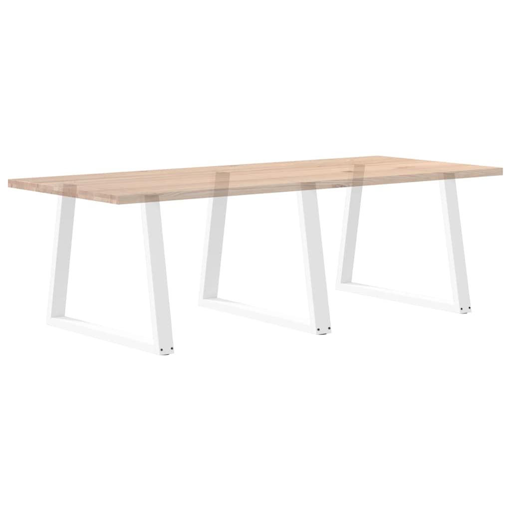 3 db fehér, V-alakú étkezőasztal láb 100 x (72-73,3) cm acél étkezőasztal láb