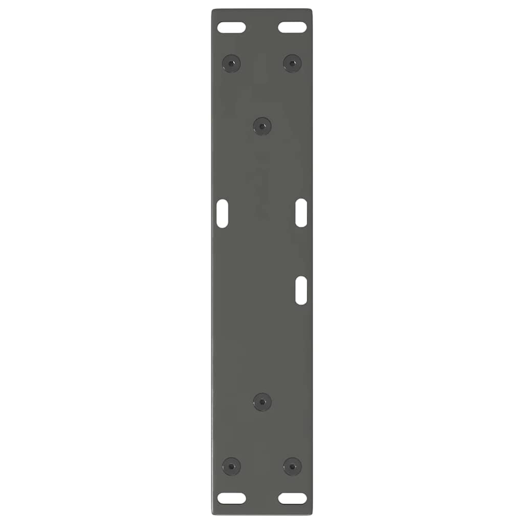 2 db antracitszürke, V-alakú acél dohányzóasztal láb 30x(30-31,3) cm