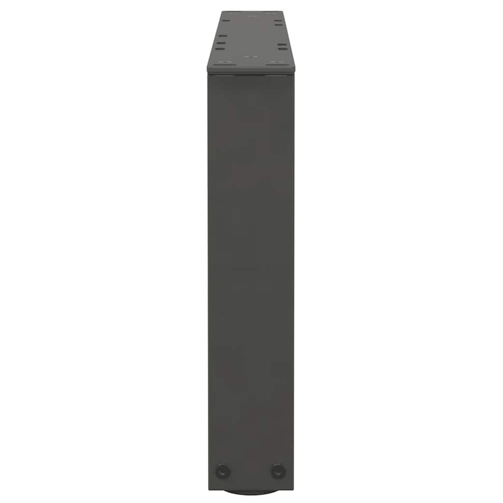 2 db antracitszürke, V-alakú acél dohányzóasztal láb 60 x (30-31,3) cm