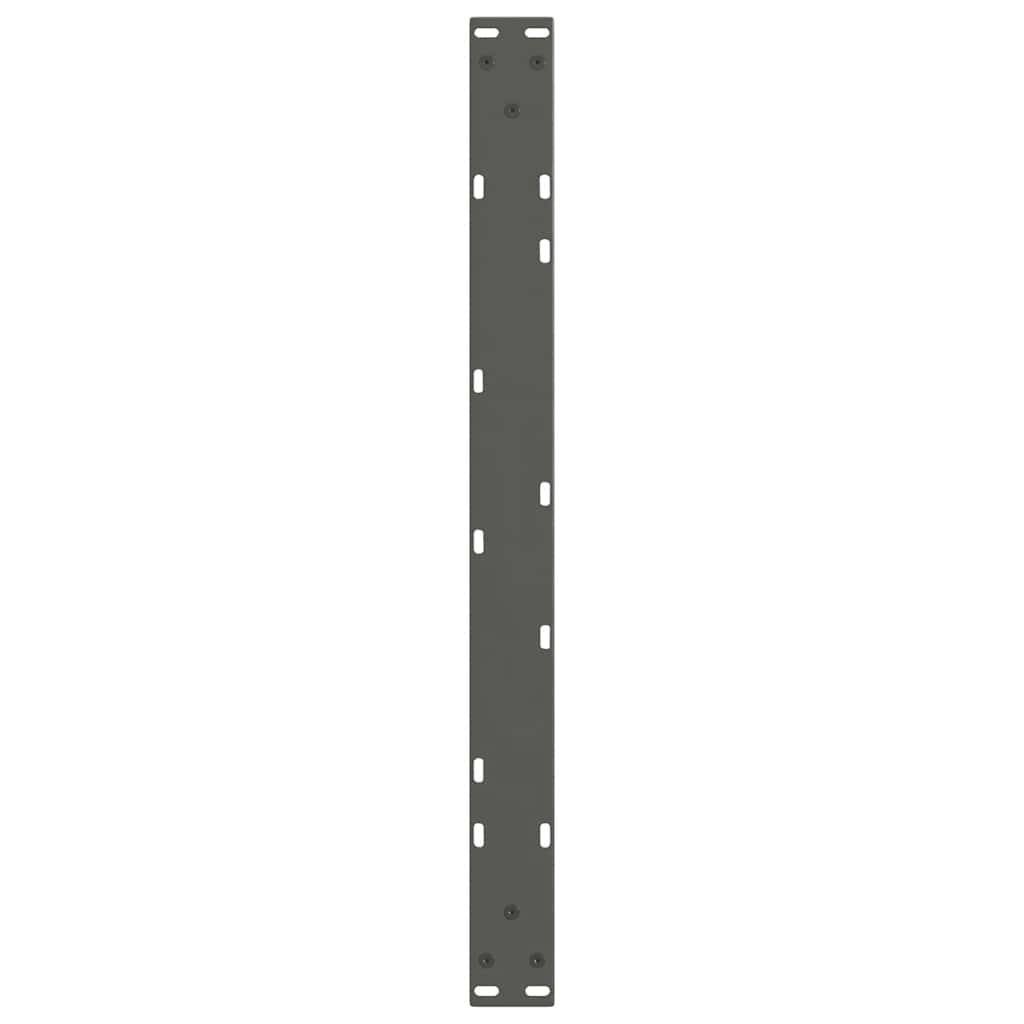 2 db antracitszürke, V-alakú acél dohányzóasztal láb 70 x (30-31,3) cm