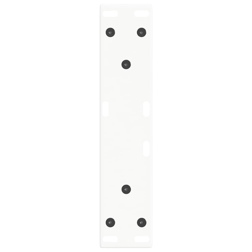 2 db fehér, V-alakú acél dohányzóasztal láb 28 x (42-43,3) cm