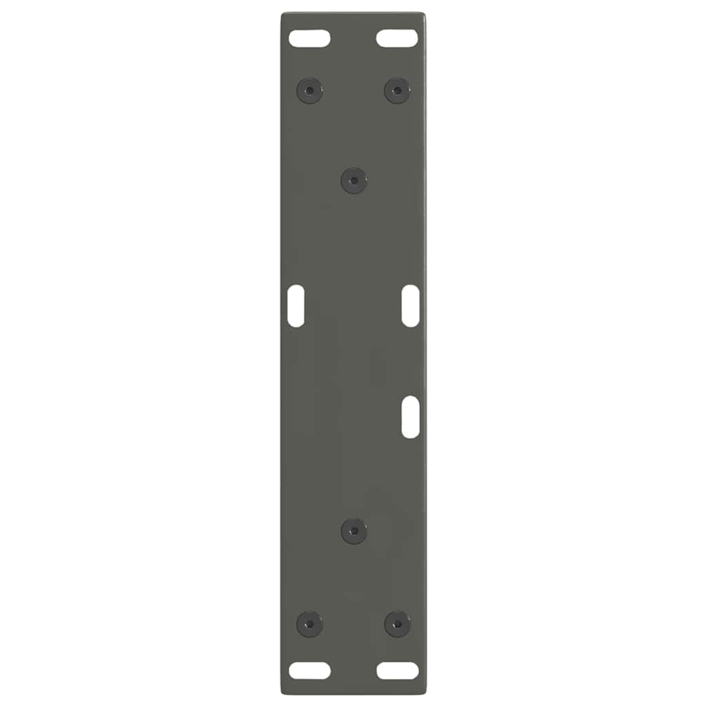 2 db antracitszürke, V-alakú acél dohányzóasztal láb 28 x (42-43,3) cm