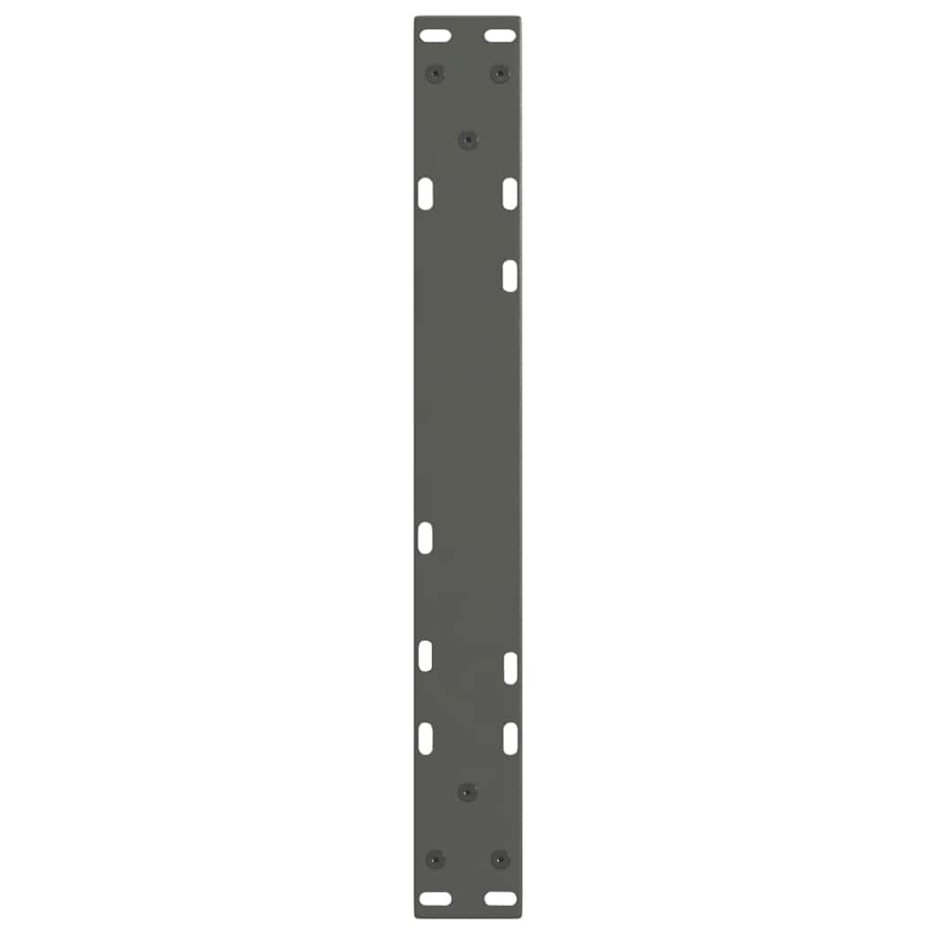 2 db antracitszürke, V-alakú acél dohányzóasztal láb 50 x (42-43,3) cm