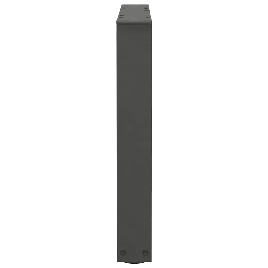 2 db antracitszürke, V-alakú acél dohányzóasztal láb 60 x (42-43,3) cm