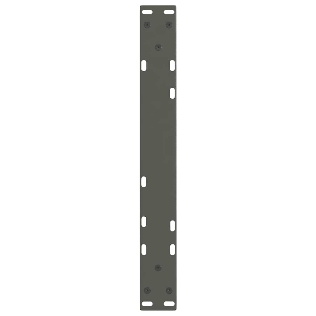 2 db antracitszürke, V-alakú acél dohányzóasztal láb 60 x (42-43,3) cm