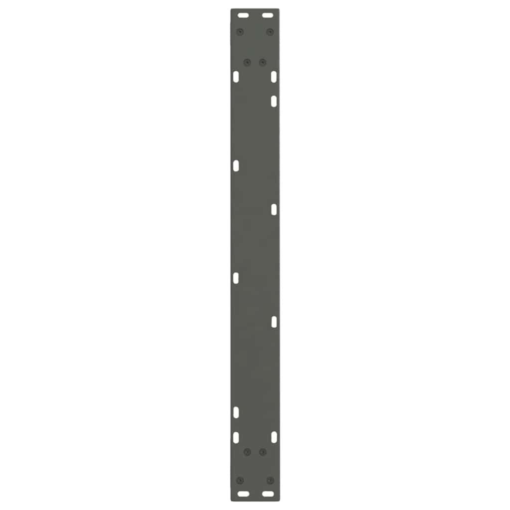 2 db antracitszürke, V-alakú acél étkezőasztal láb 80 x (72-73,3) cm