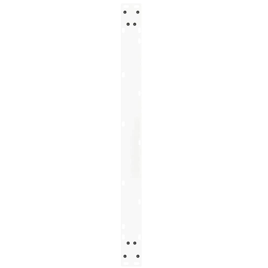 2 db fehér, V-alakú étkezőasztal láb 100 x (72-73,3) cm acél étkezőasztal láb