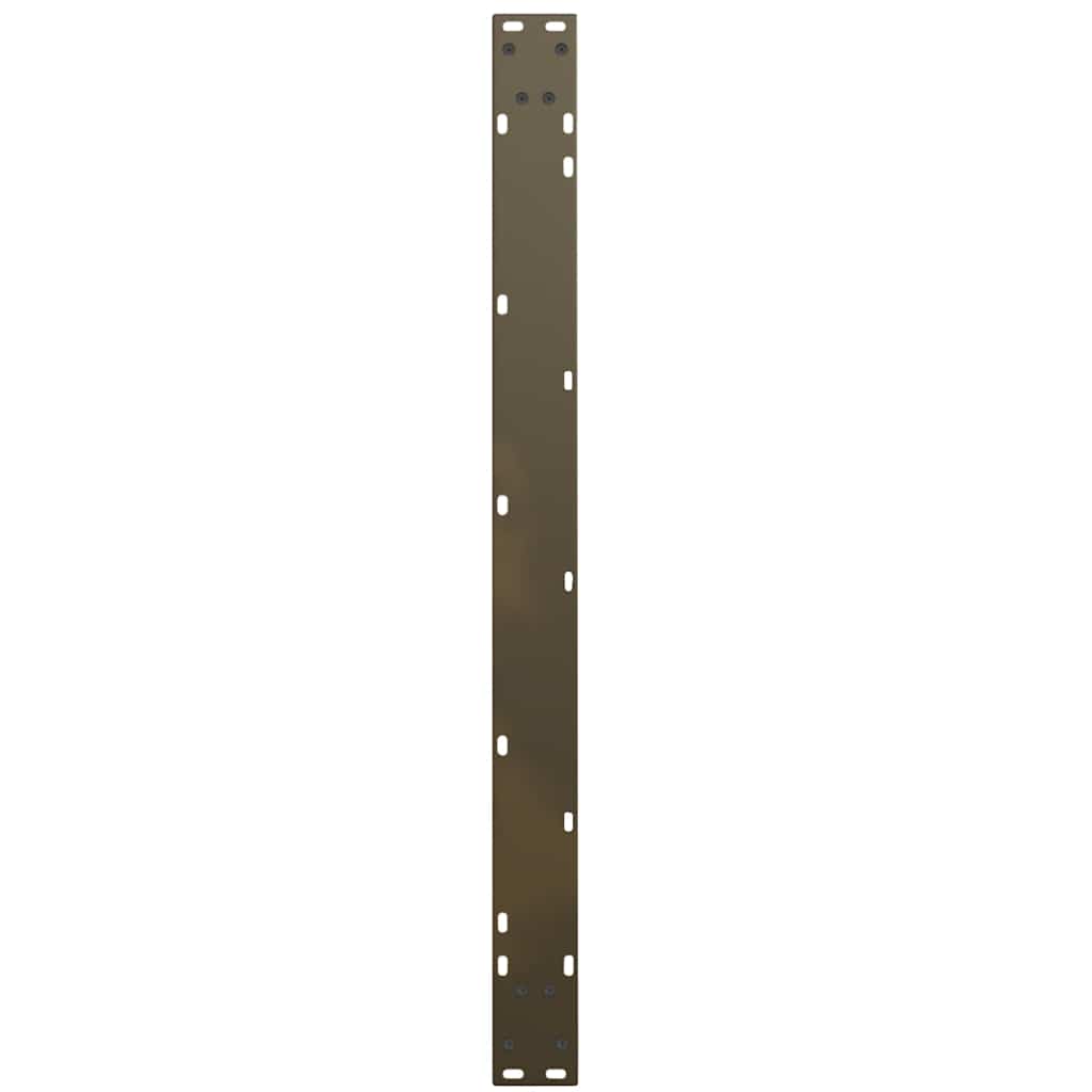 2 db V-alakú étkezőasztal láb natúr acél 100 x (72-73,3) cm acél