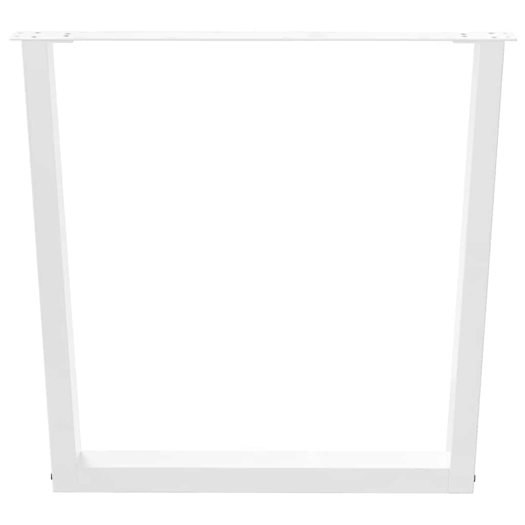 3 db fehér, V-alakú étkezőasztal láb 80 x (72-73,3) cm acél étkezőasztal láb