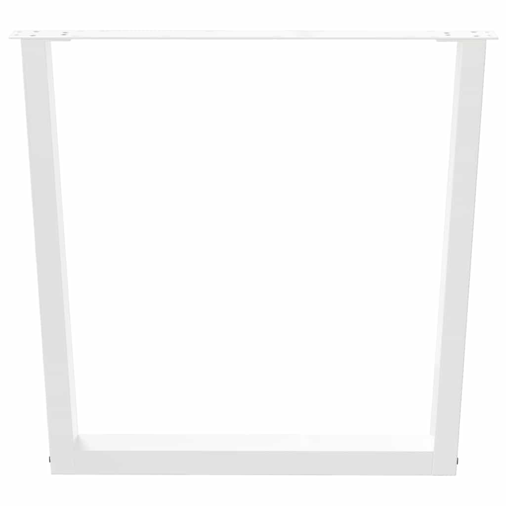 3 db fehér, V-alakú étkezőasztal láb 90 x (72-73,3) cm acél étkezőasztal láb