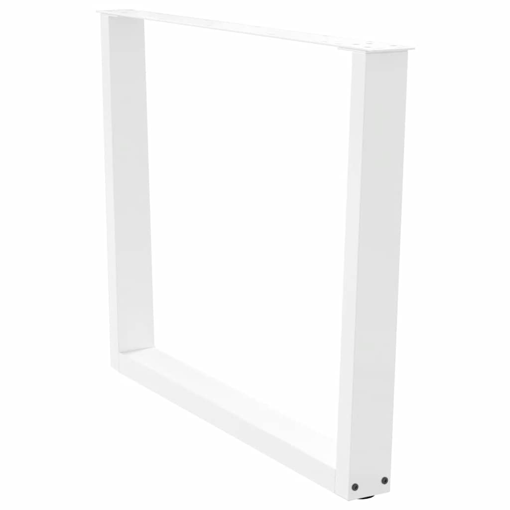 3 db fehér, V-alakú étkezőasztal láb 100 x (72-73,3) cm acél étkezőasztal láb
