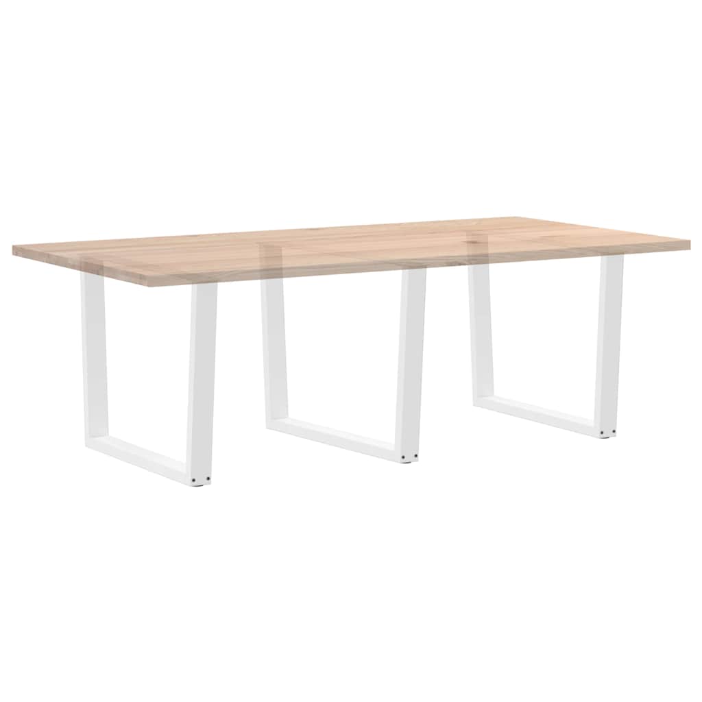3 db fehér, V-alakú étkezőasztal láb 100 x (72-73,3) cm acél étkezőasztal láb