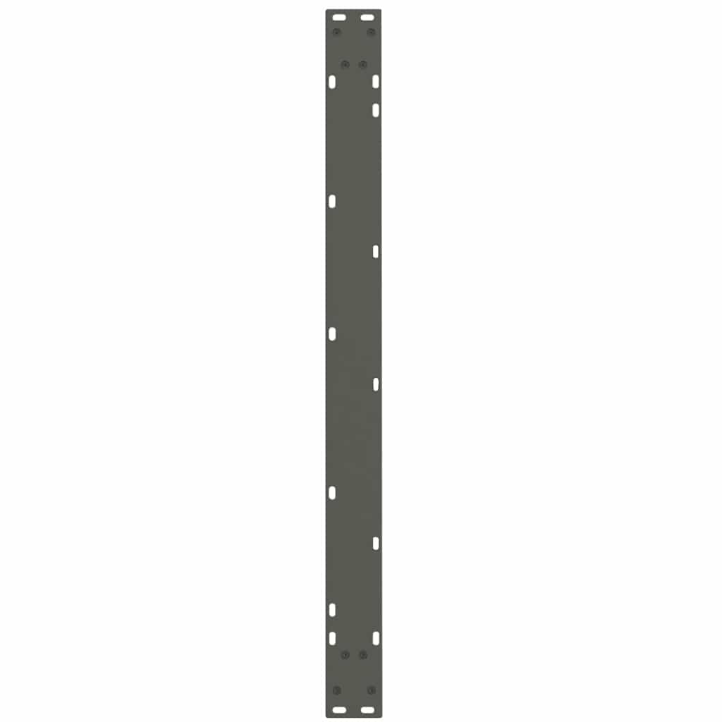 3 db antracitszürke étkezőasztal láb V-alakú 100 x (72-73,3) cm acél étkezőasztal láb