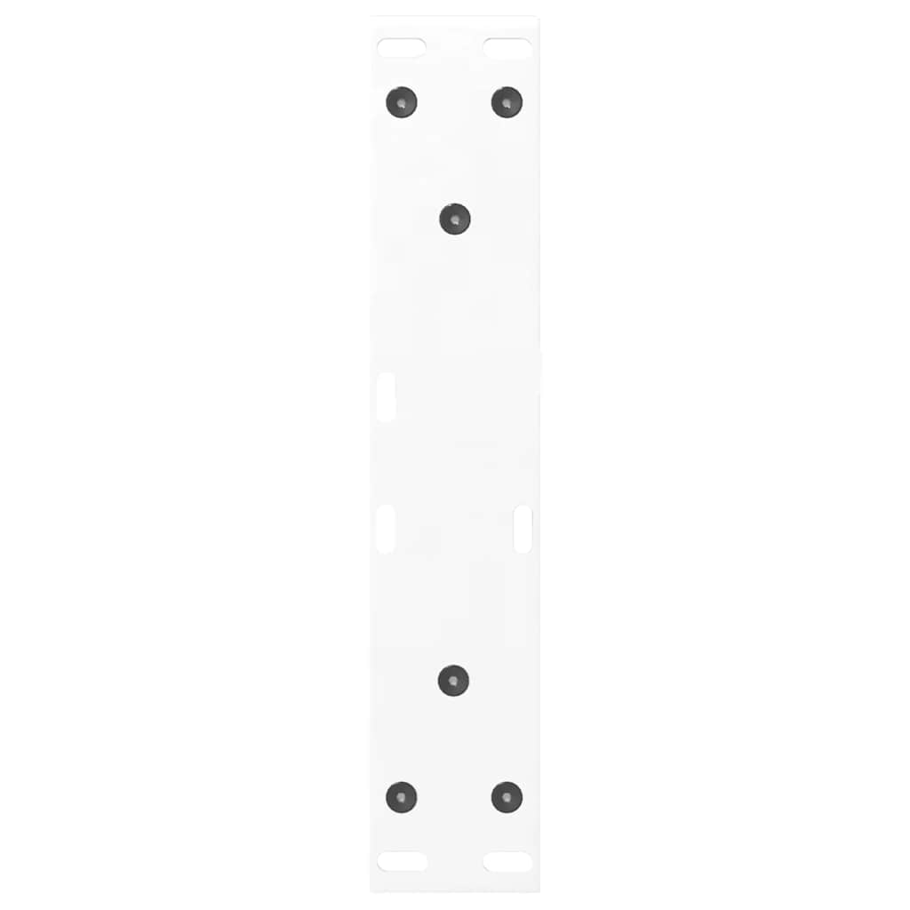 2 db fehér dohányzóasztal láb 40 x (30-31,3) cm acél dohányzóasztal láb