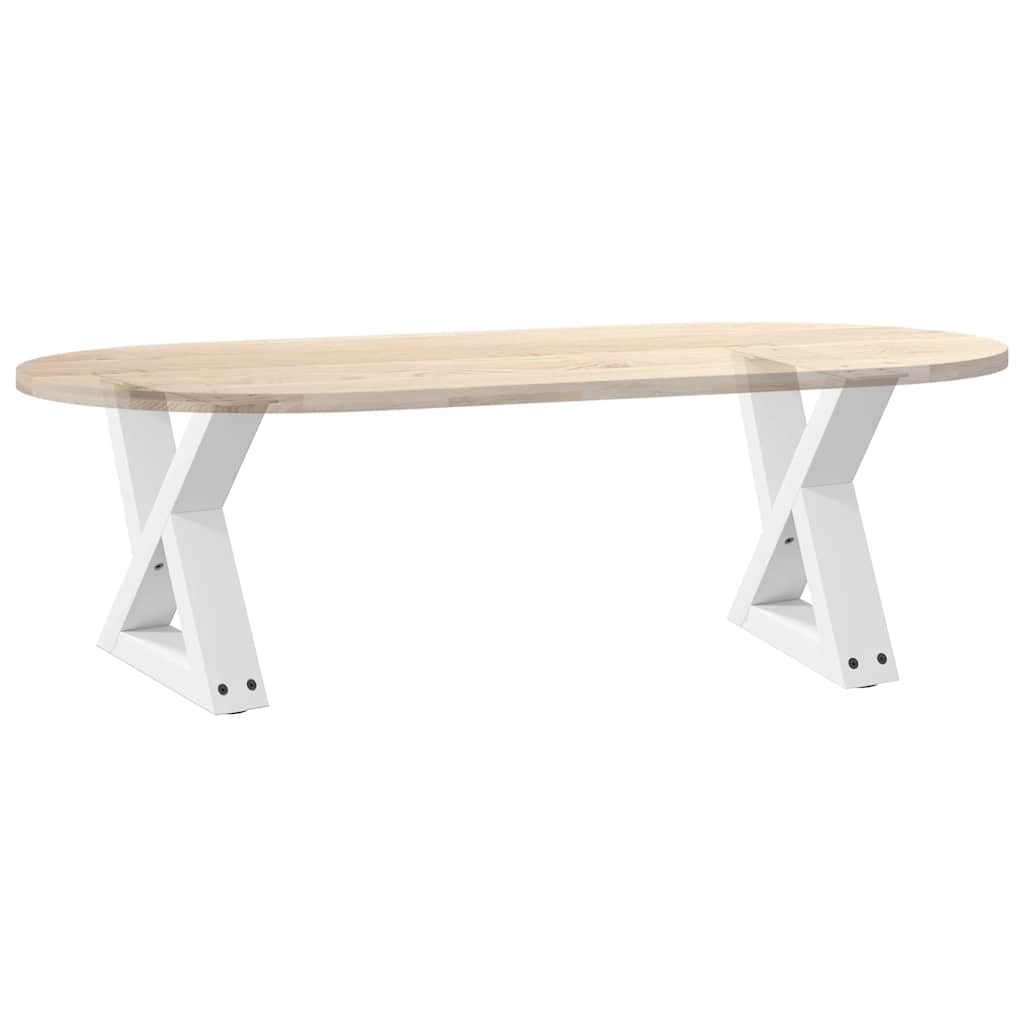 2 db fehér dohányzóasztal láb 40 x (30-31,3) cm acél dohányzóasztal láb
