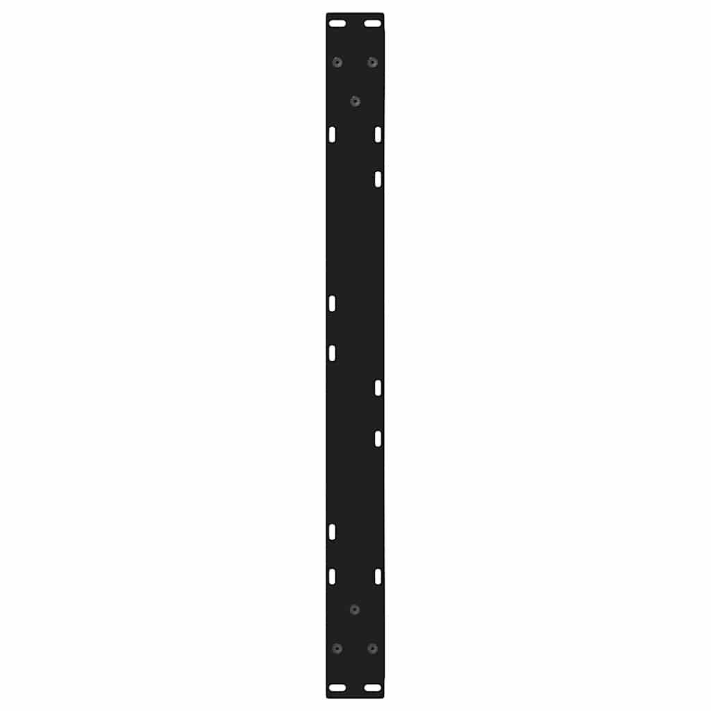 2 db fekete acél dohányzóasztal láb 70 x (30-31,3) cm