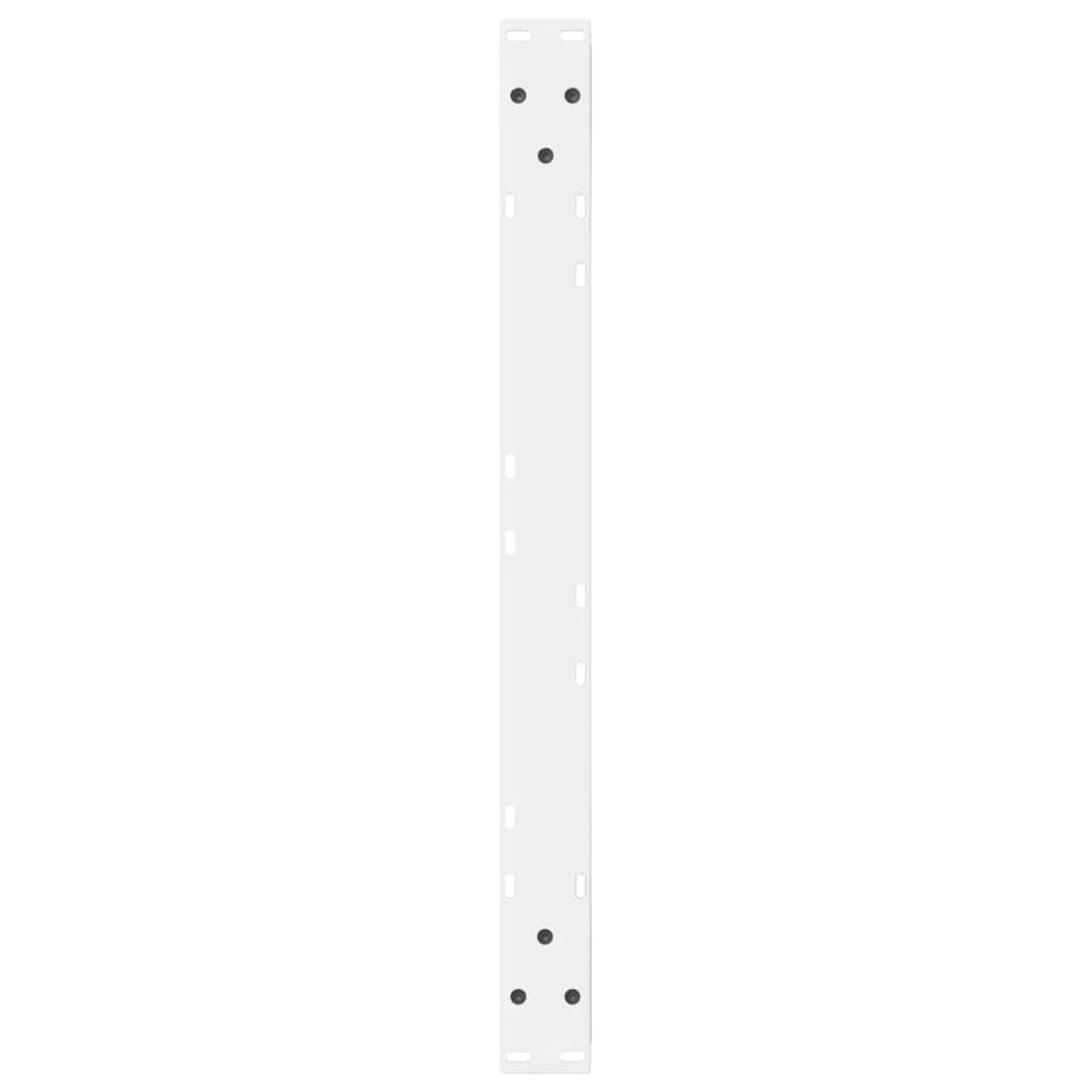 2 db fehér dohányzóasztal láb 70 x (30-31,3) cm acél dohányzóasztal láb
