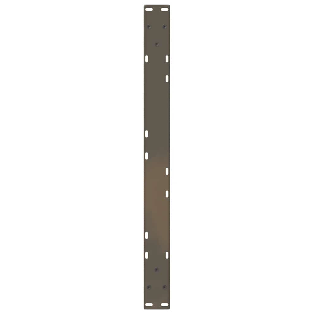 2 db natúr acél dohányzóasztal láb 70 x (30-31,3) cm acél
