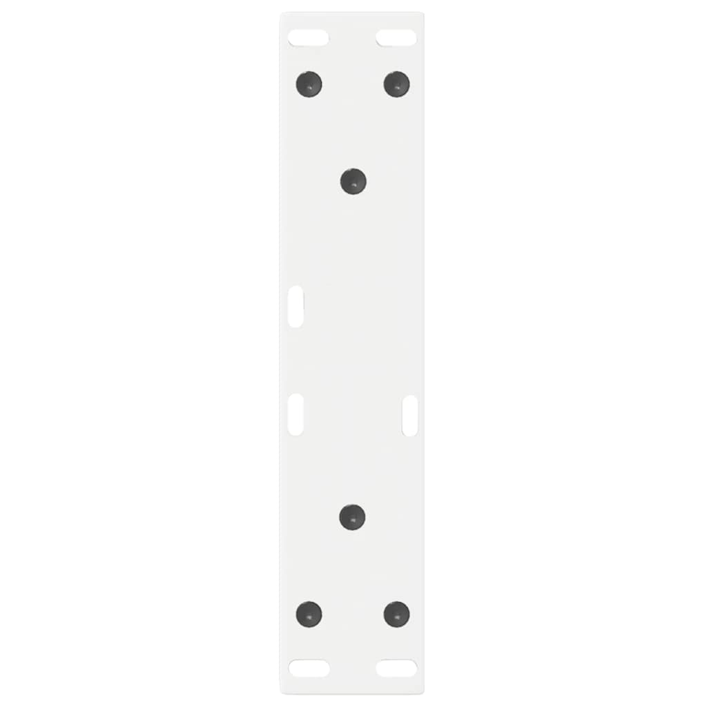 2 db fehér dohányzóasztal láb 28 x (42-43,3) cm acél dohányzóasztal láb