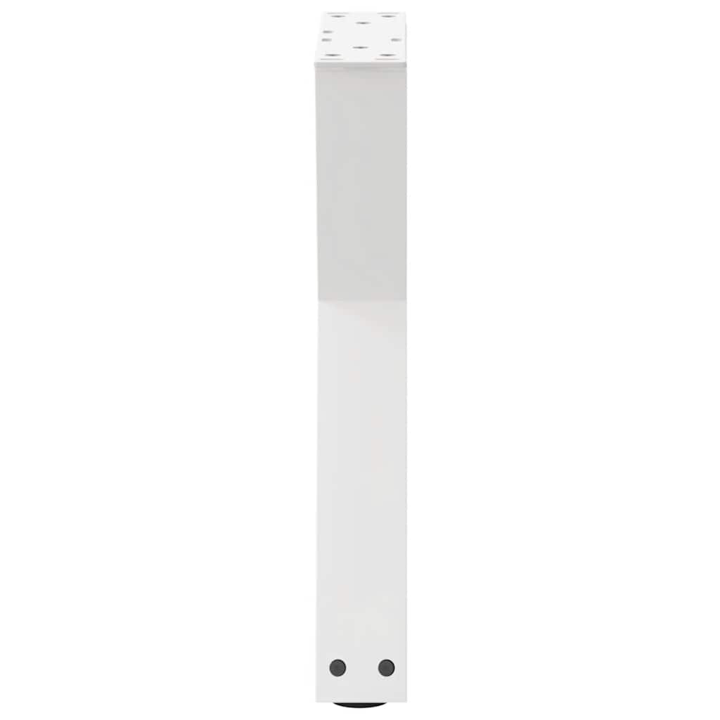 2 db fehér dohányzóasztal láb 38 x (42-43,3) cm acél dohányzóasztal láb