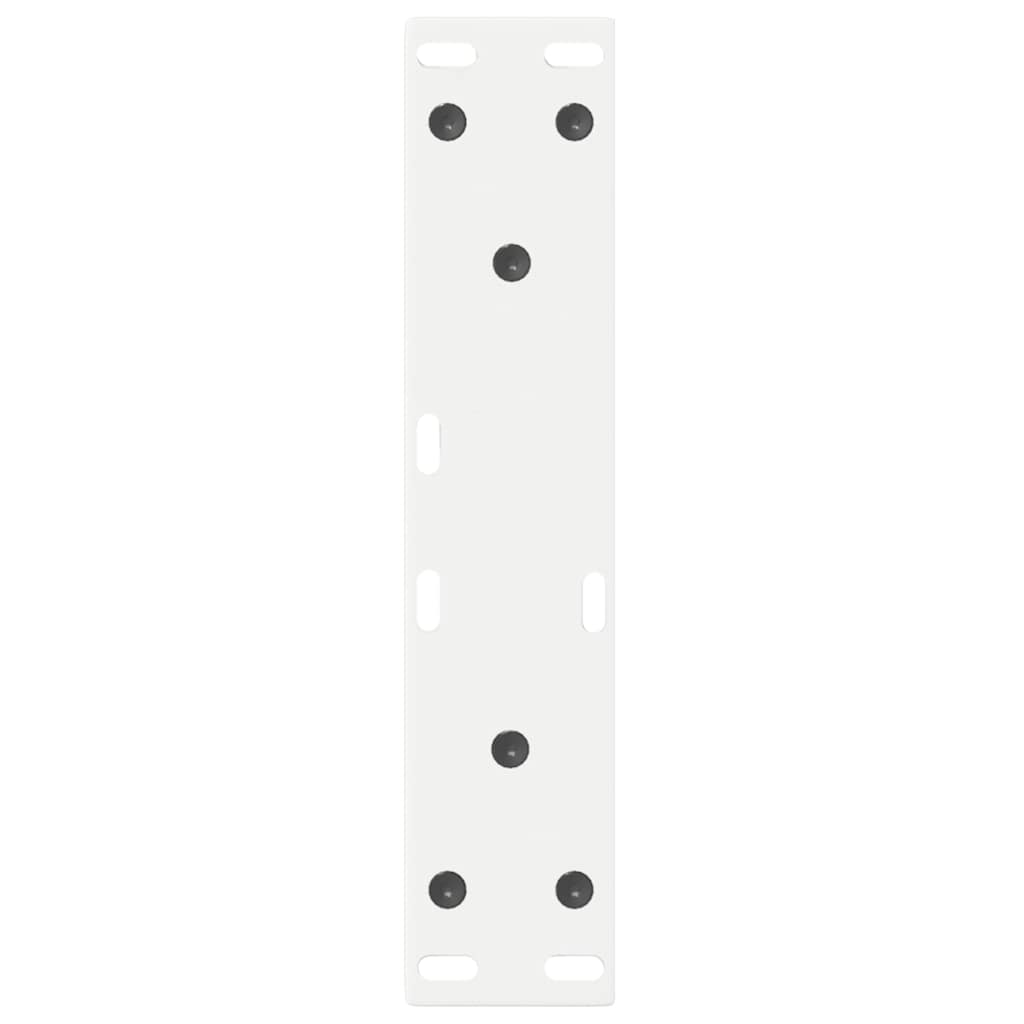 2 db fehér dohányzóasztal láb 38 x (42-43,3) cm acél dohányzóasztal láb