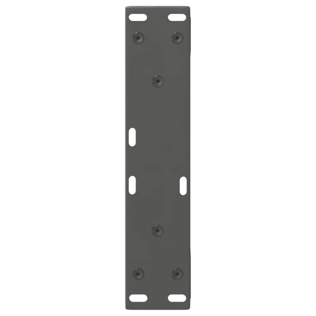 2 db antracitszürke acél dohányzóasztal láb 38x(42-43,3) cm