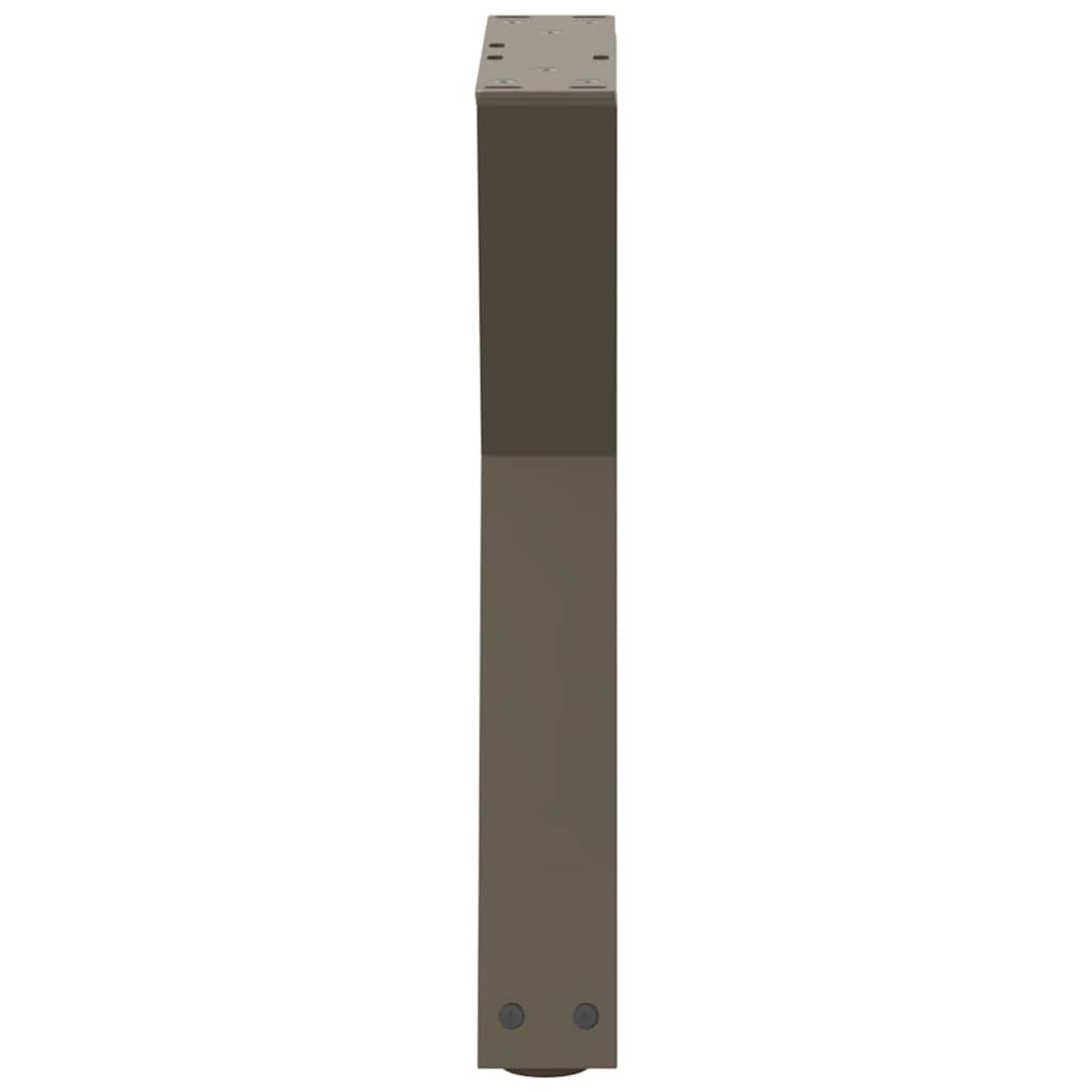 2 db natúr acél dohányzóasztal láb 38x(42-43,3) cm acél