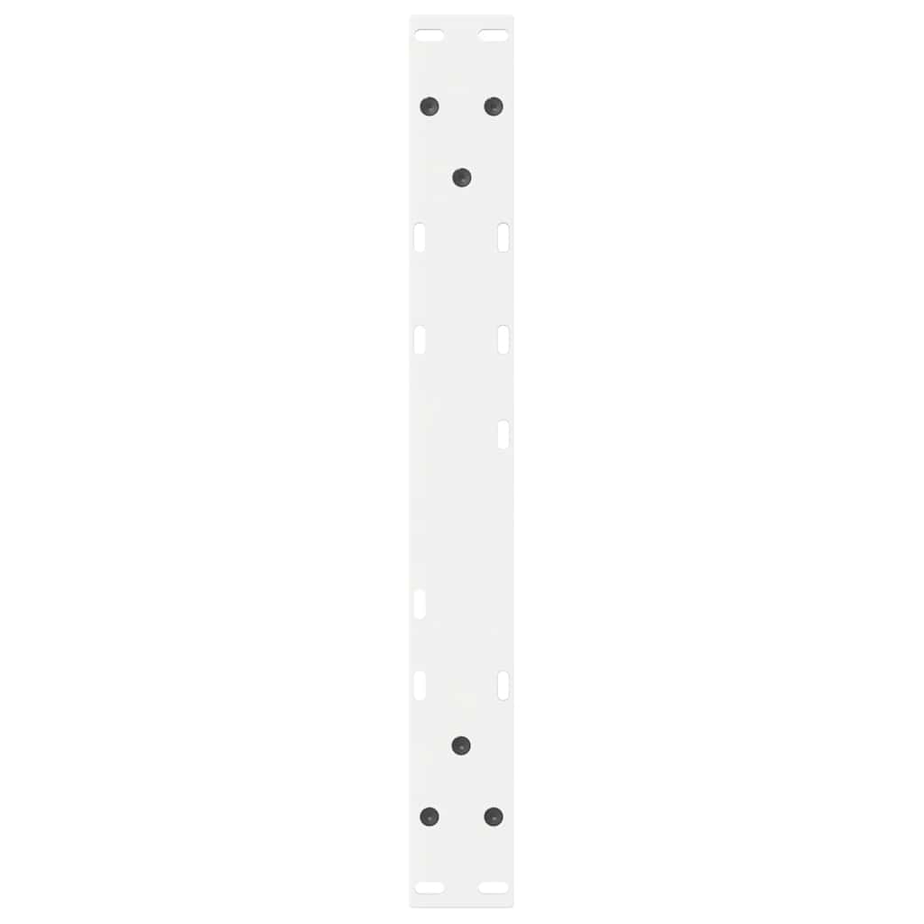 2 db fehér dohányzóasztal láb 60 x (42-43,3) cm acél dohányzóasztal láb
