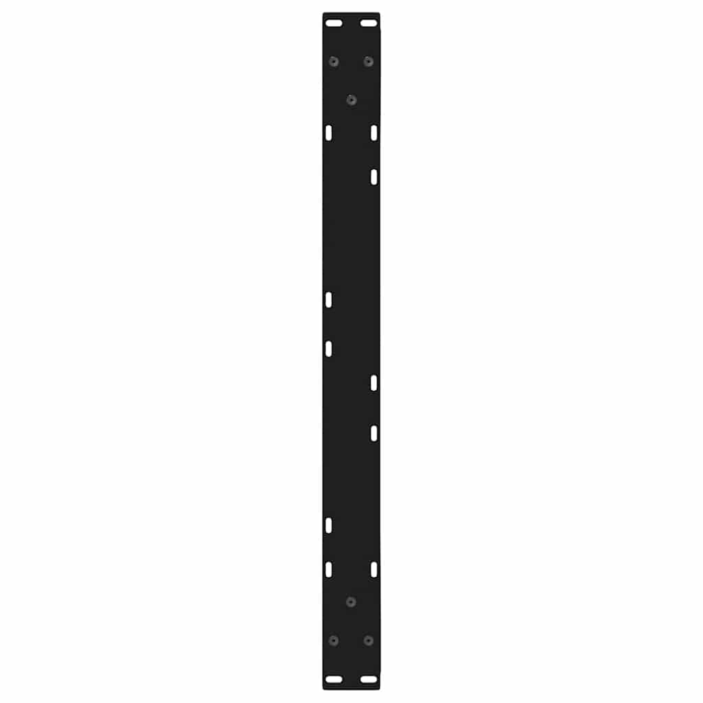 2 db fekete acél dohányzóasztal láb 70 x (42-43,3) cm