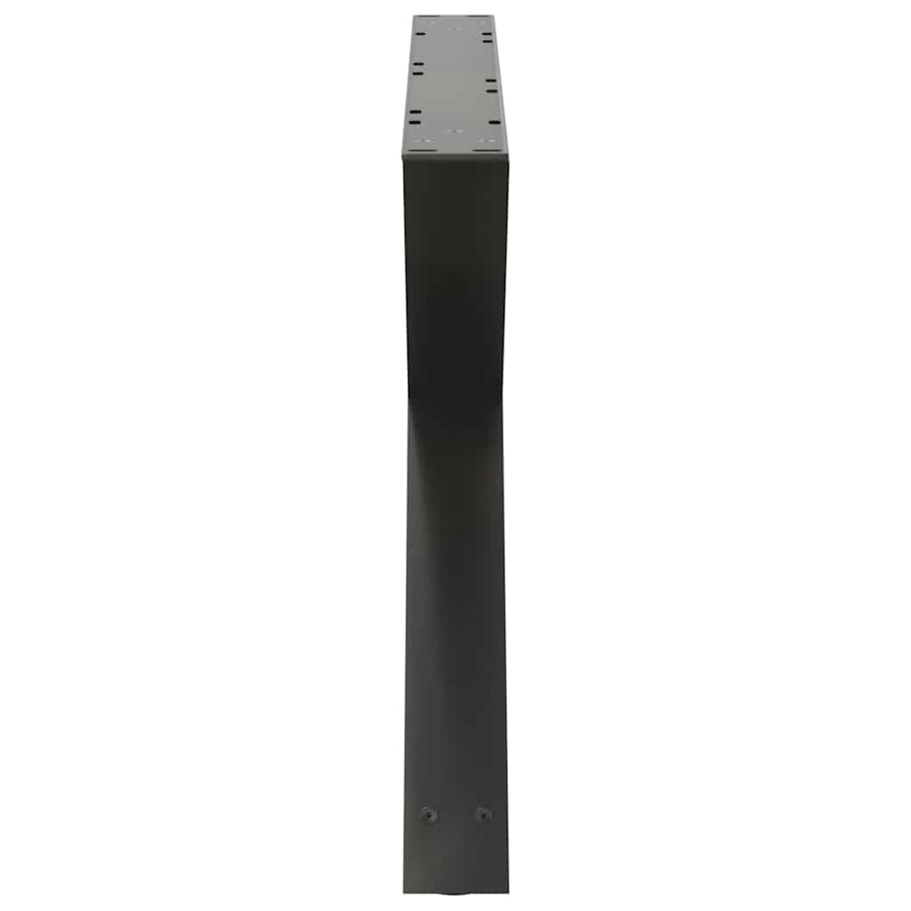 2 db antracitszürke acél dohányzóasztal láb 70 x (42-43,3) cm