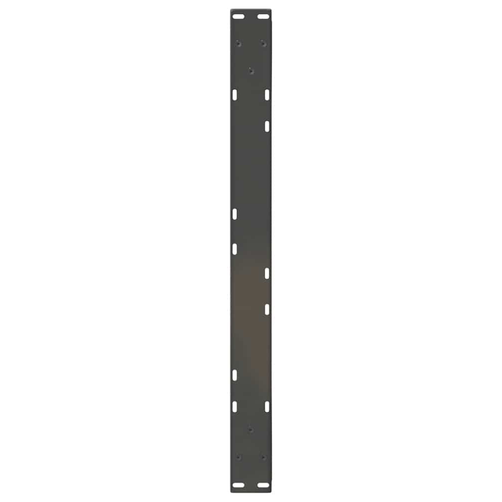 2 db antracitszürke acél dohányzóasztal láb 70 x (42-43,3) cm