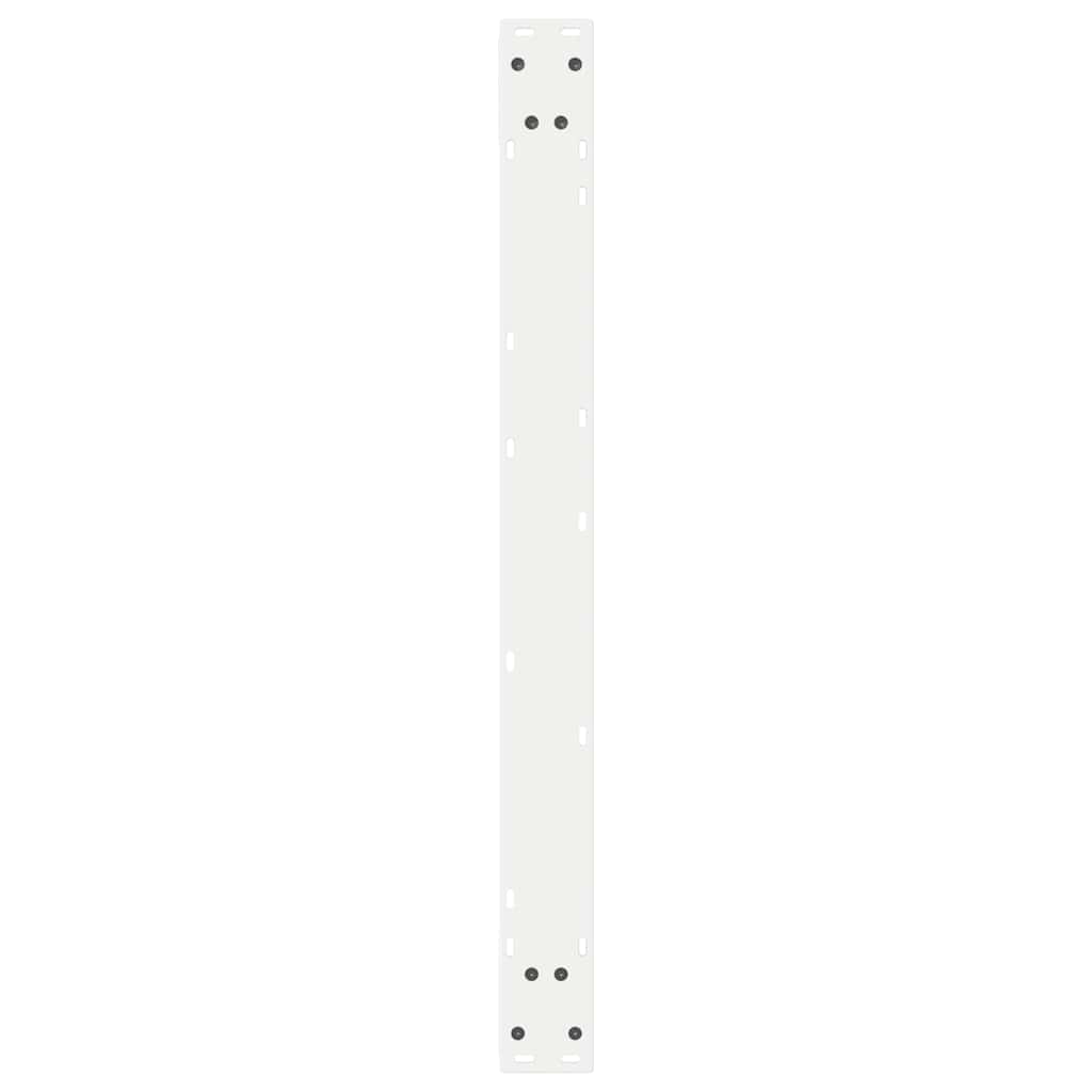 2 db fehér étkezőasztal láb 90 x (72-73,3) cm acél étkezőasztal láb