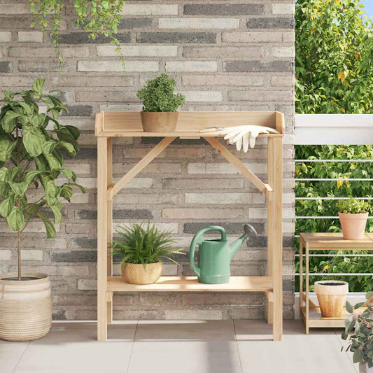 Ültetőasztal Természetes 75 x 40 x 90 cm Masszív fenyő fa