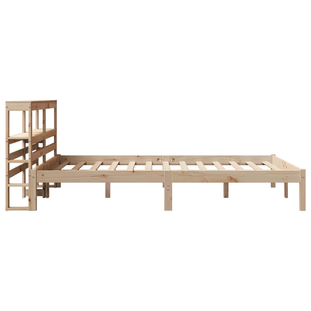 tömör fenyőfa ágy matrac nélkül 120 x 190 cm