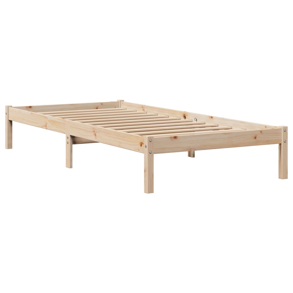 tömör fenyőfa ágy matrac nélkül 90 x 200 cm