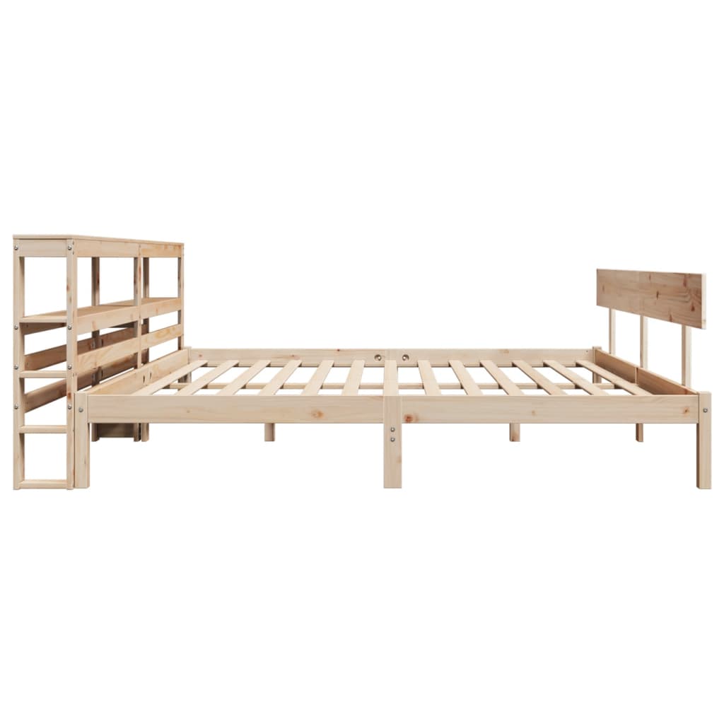 tömör fenyőfa ágy matrac nélkül 200 x 200 cm