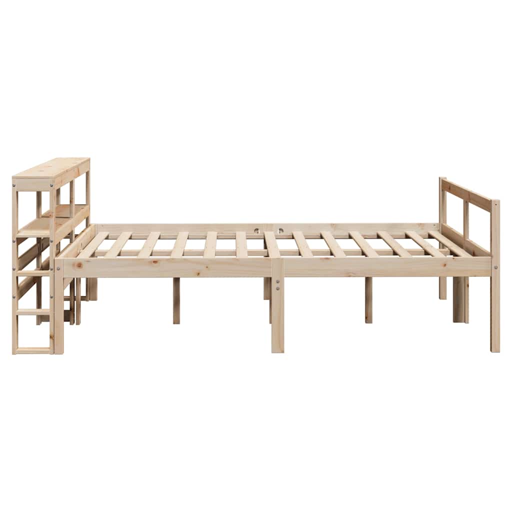 tömör fenyőfa ágy időseknek fejtámlával 120 x 200 cm