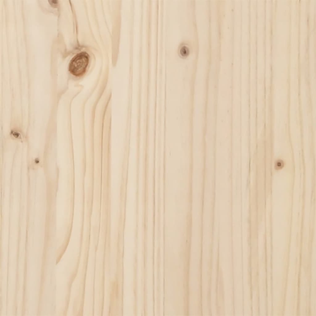 tömör fenyőfa ágykeret fejtámlával 120 x 200 cm