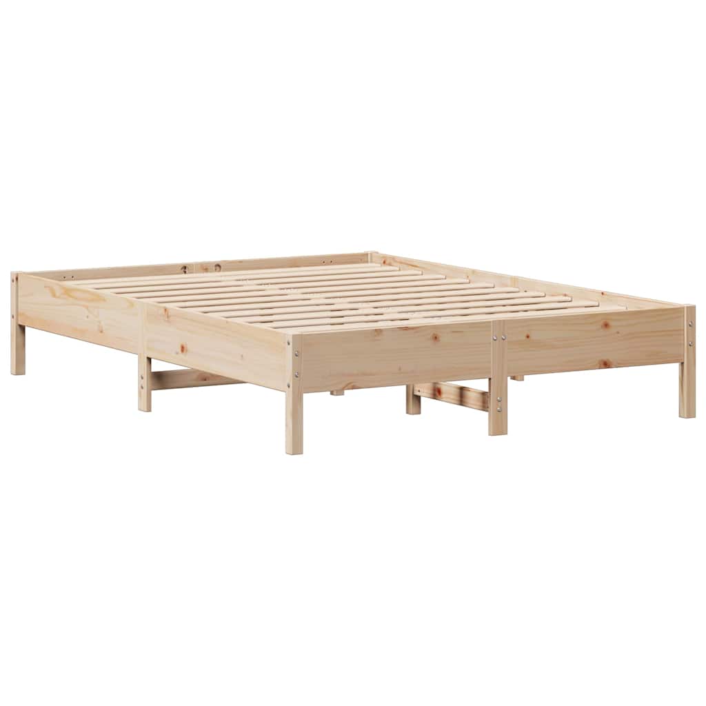 tömör fenyőfa ágy matrac nélkül 160 x 200 cm