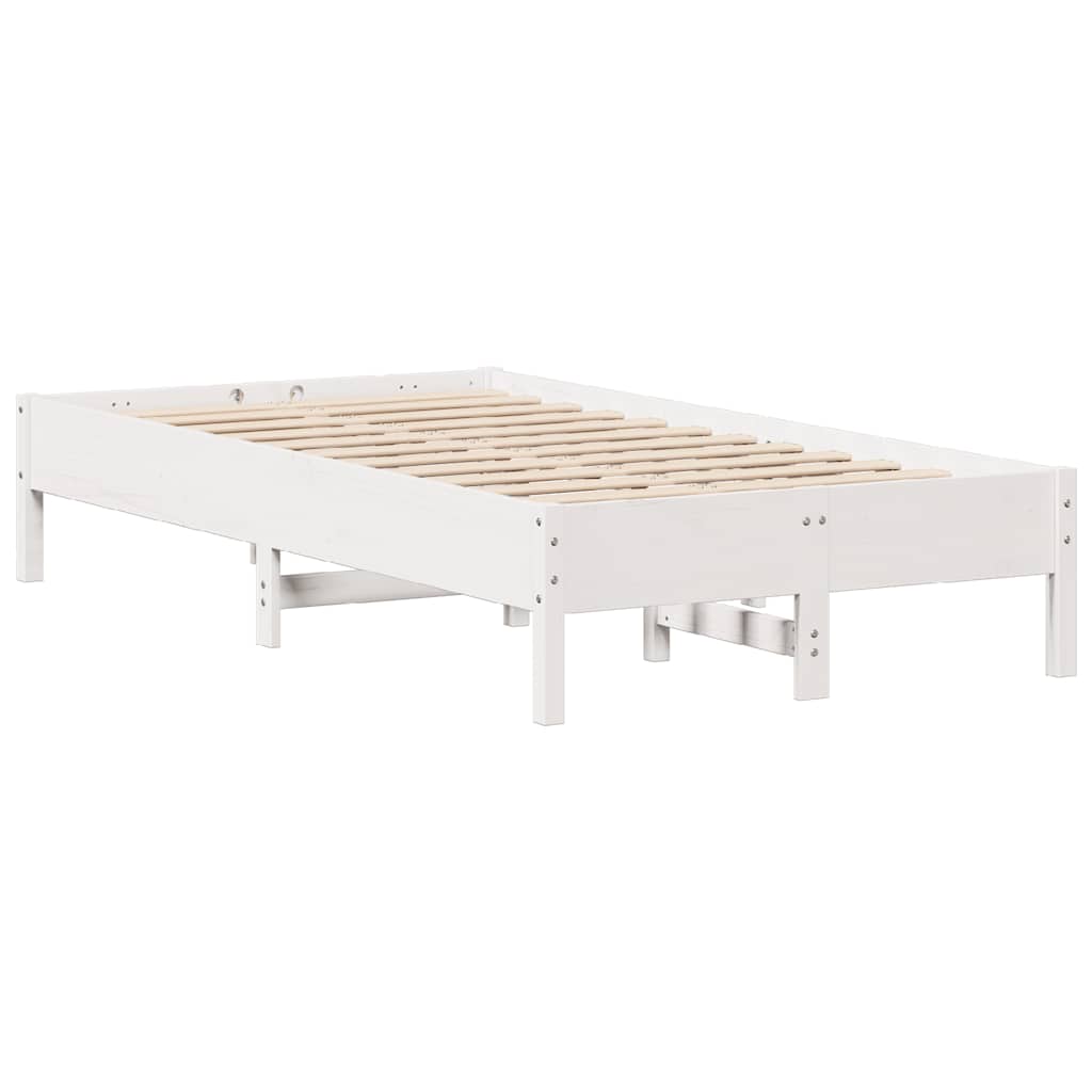 fehér tömör fenyőfa ágykeret matrac nélkül 90 x 190 cm