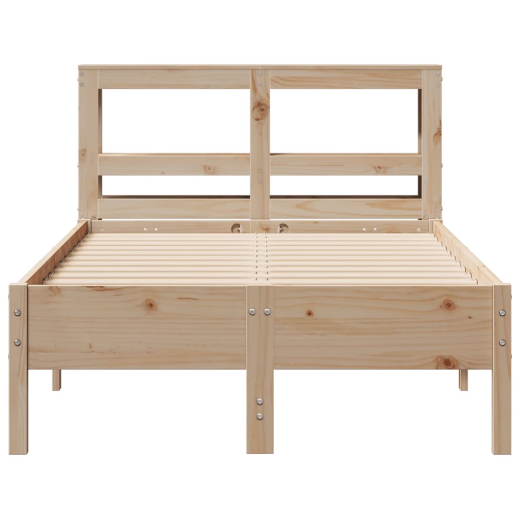 tömör fenyőfa ágy matrac nélkül 75 x 190 cm