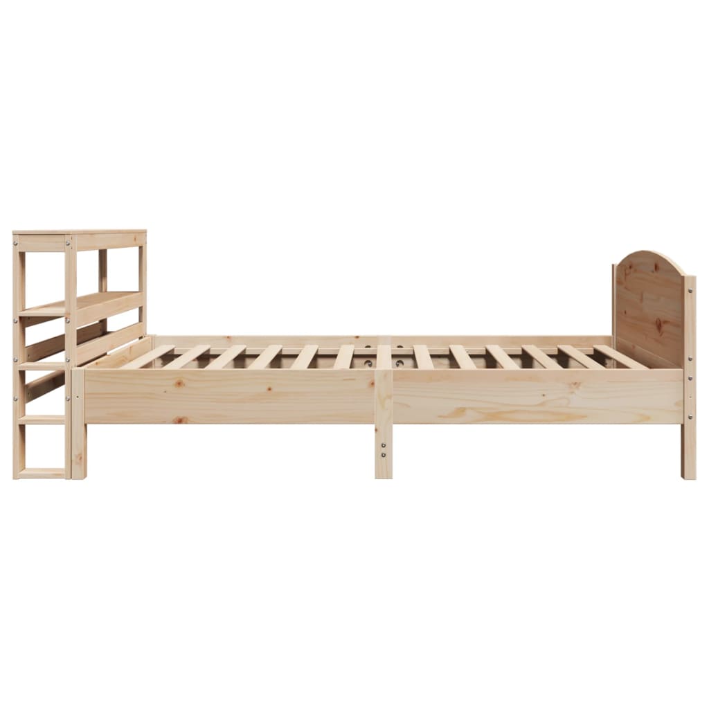 tömör fenyőfa ágy matrac nélkül 75 x 190 cm