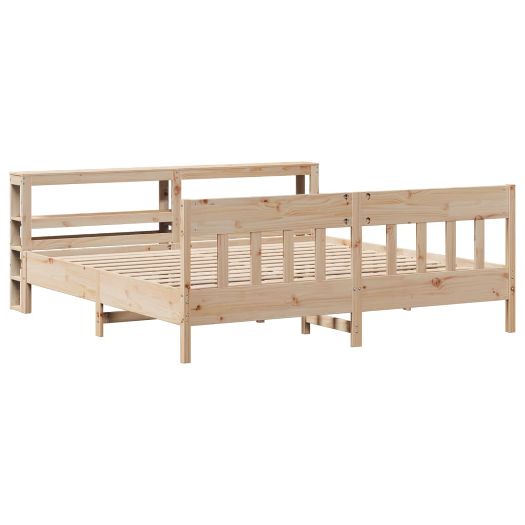 tömör fenyőfa ágy matrac nélkül 200 x 200 cm